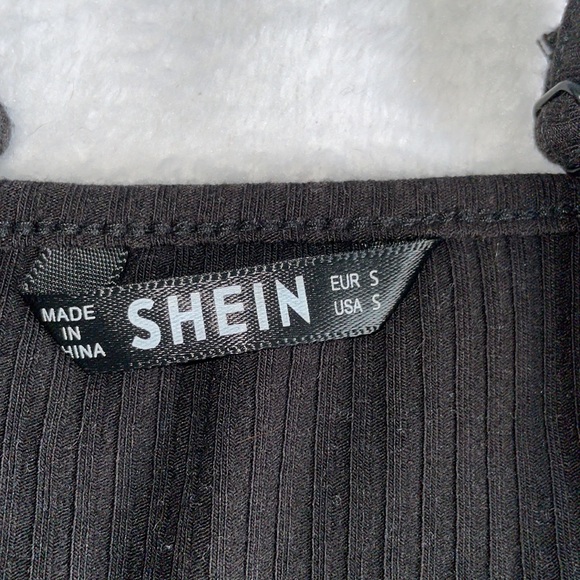 Ribbed Stretch-Jersey Bodycon Mini Dress-Small - Picture 3 of 3